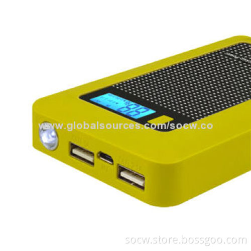 Power Banks for iPhone with 12,000mAh Capacity, Built-in High-power LED Light